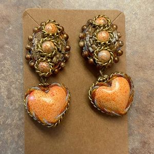 Mary Frances CLIP-ON earrings